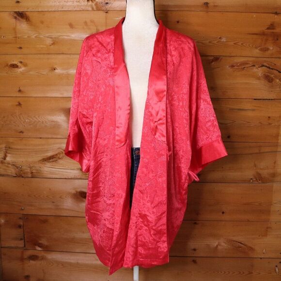 Victoria's Secret | Vintage Embossed Satin Robe One Size - Picture 2 of 7